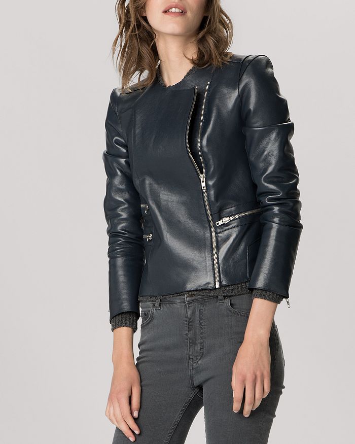 Maje Jacket - Kaustral Leather | Bloomingdale's