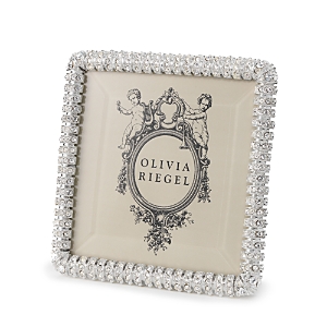 Olivia Riegel Crystal Chelsea Frame, 4 X 4 In Silver