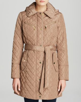 Missy Quilted Belted Trench 
