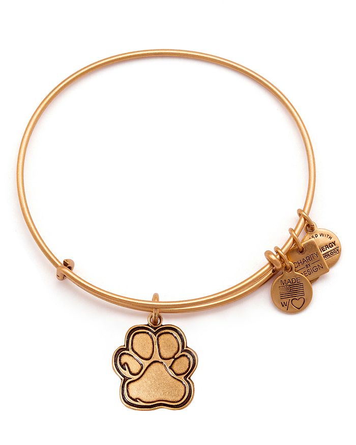 Alex and ani top dog print bracelet