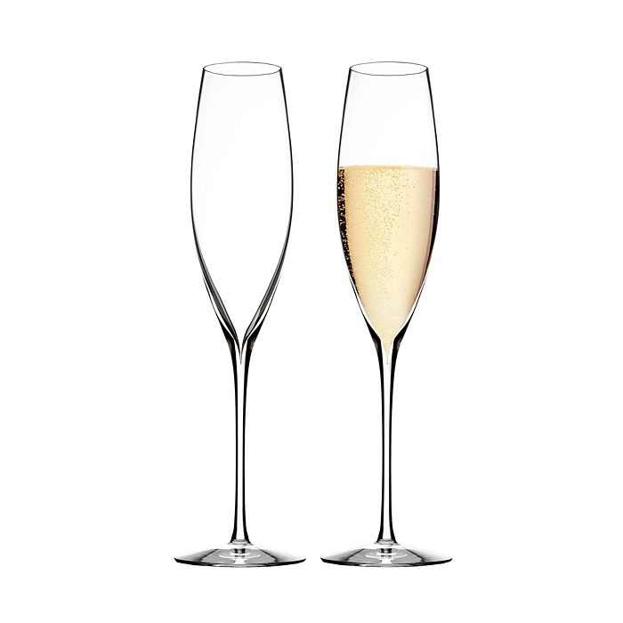 Shop Waterford Elegance Champagne Classic Flute, Pair In Clear