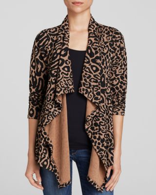 Kloth Leopard Print Cardigan 