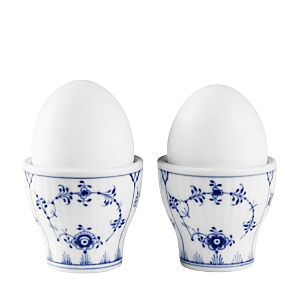 Royal Copenhagen Blue Fluted Plain Egg Cup (Home) photo