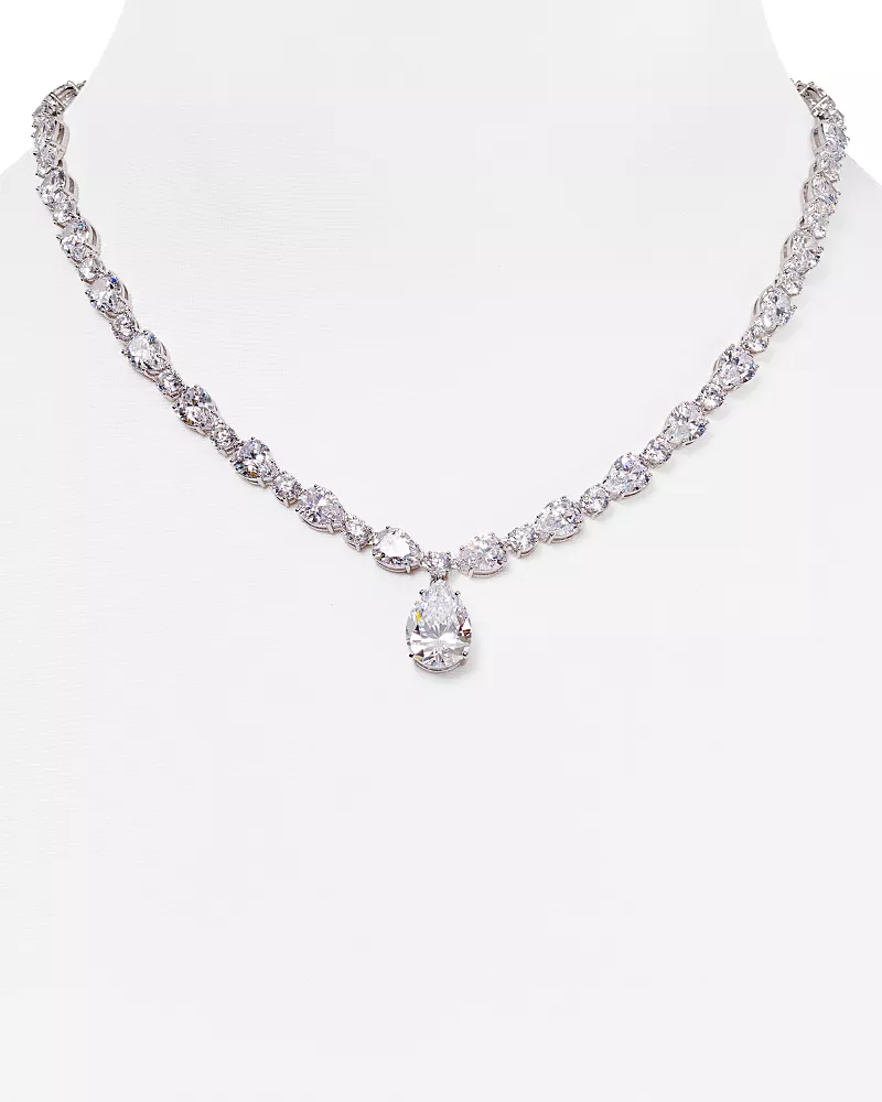 Nadri Pear Pendant Necklace, 16