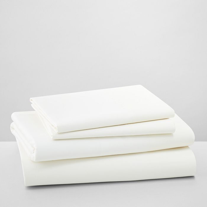 Shop Sky 500tc Sateen Wrinkle-resistant Sheet Set, Twin Xl - 100% Exclusive In Ivory