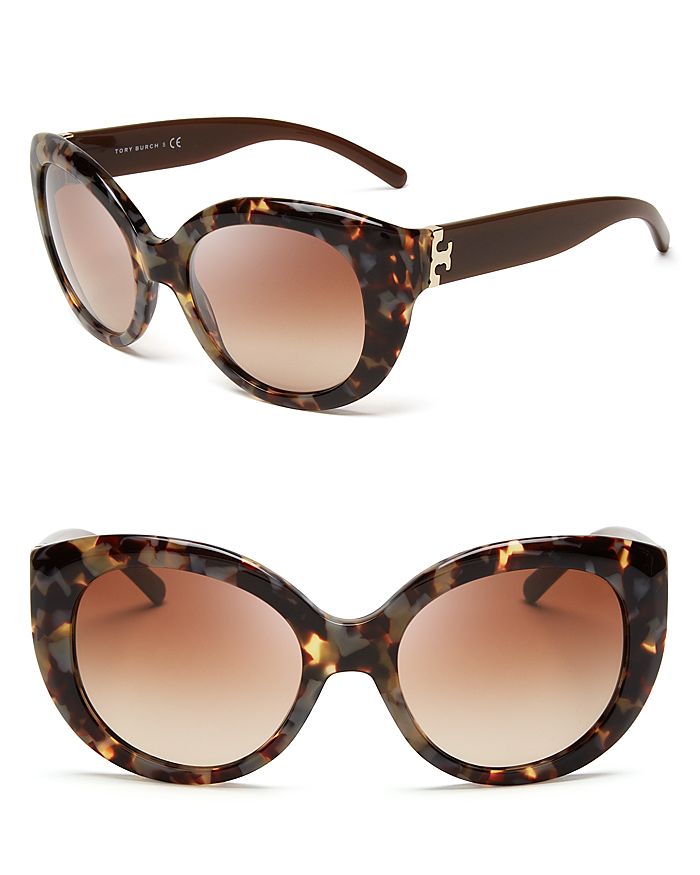 Tory Burch Women's Cat Eye Sunglasses - Brown