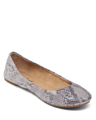 lucky brand snakeskin flats