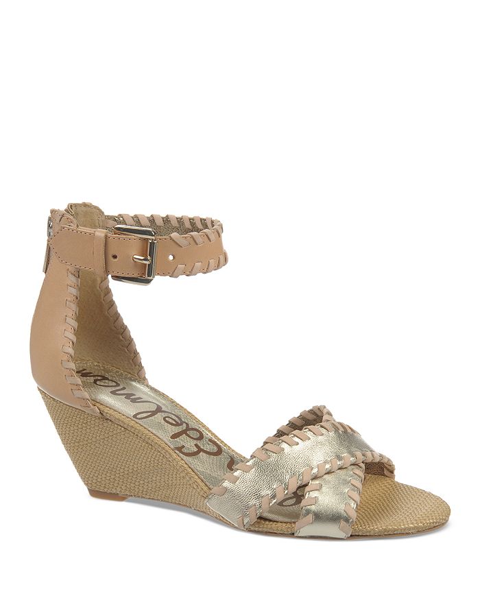 Sam Edelman Open Toe Wedge Sandals - Silvia | Bloomingdale's