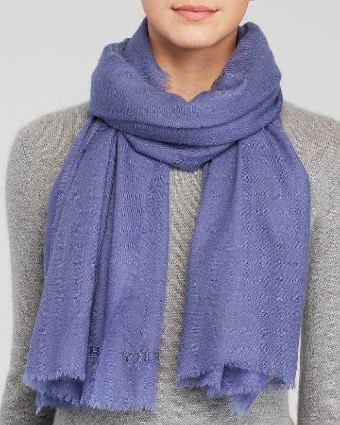 Burberry lightweight cashmere on sale scarf