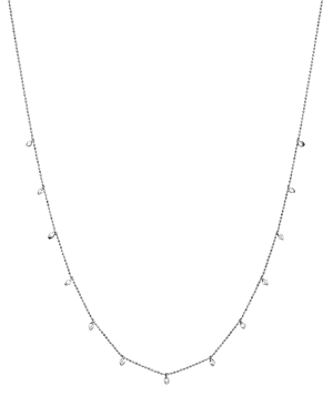 Diamond Droplet Necklace in 14K White Gold, 0.50 ct. t.w. - 100% Exclusive