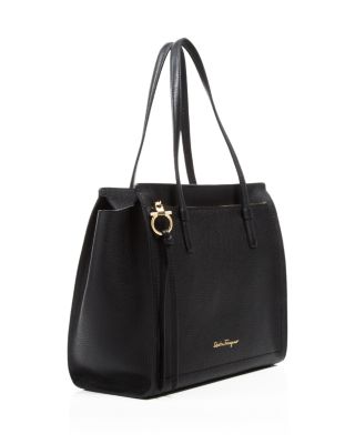 salvatore ferragamo amy medium leather tote