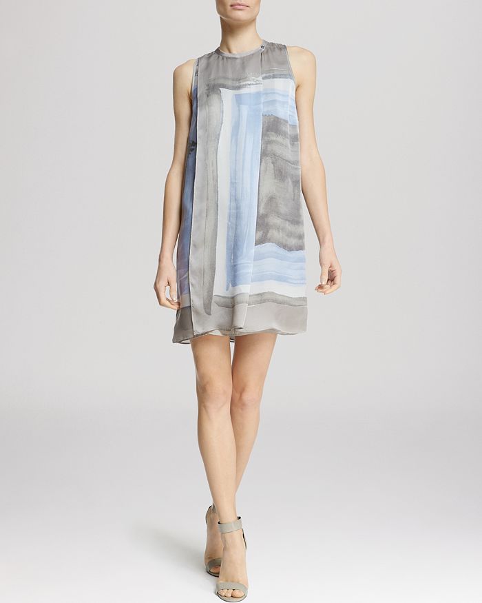 Halston heritage silk dress top