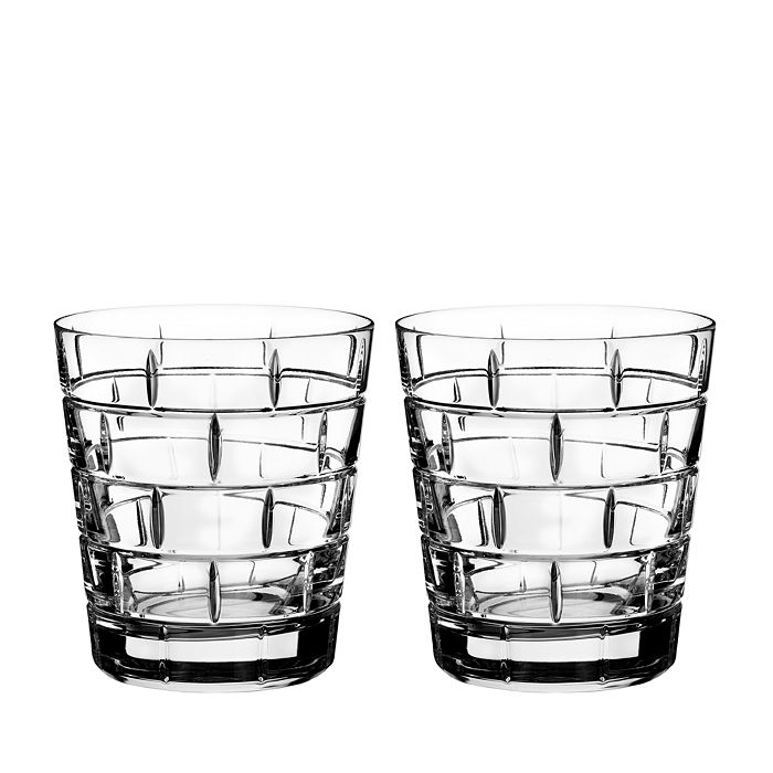 Rogaska - Quoin Double Old-Fashioned Glass, Set of 2