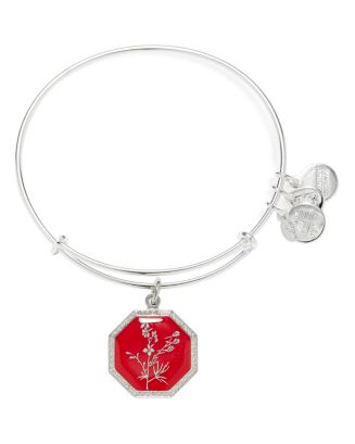 ALEX and ANI Neptune's Protection Larkspur Expandable Wire Bangle
