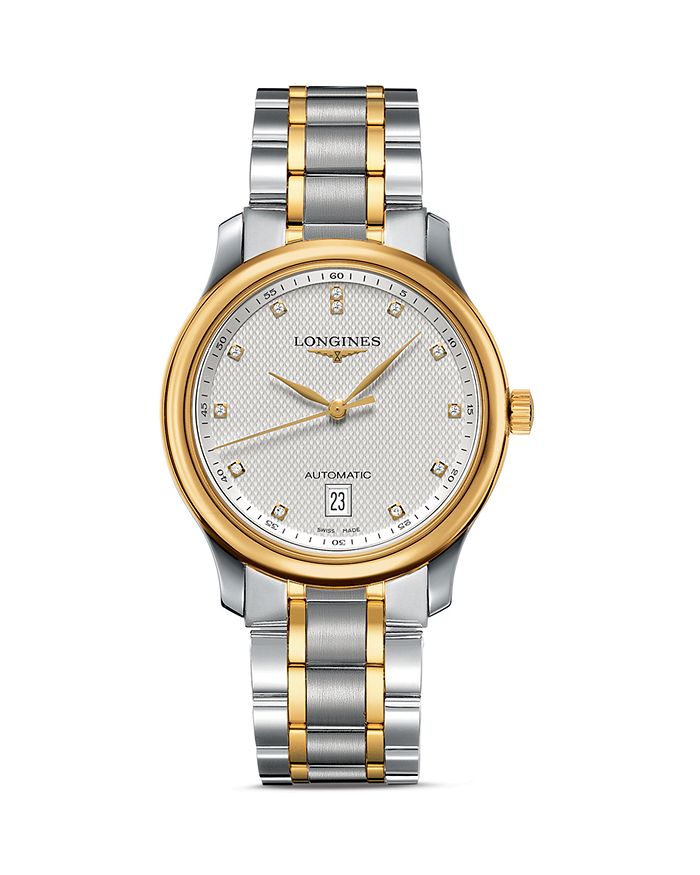 Shop Longines Master Collection Watch, 38.5mm In Silver/gold