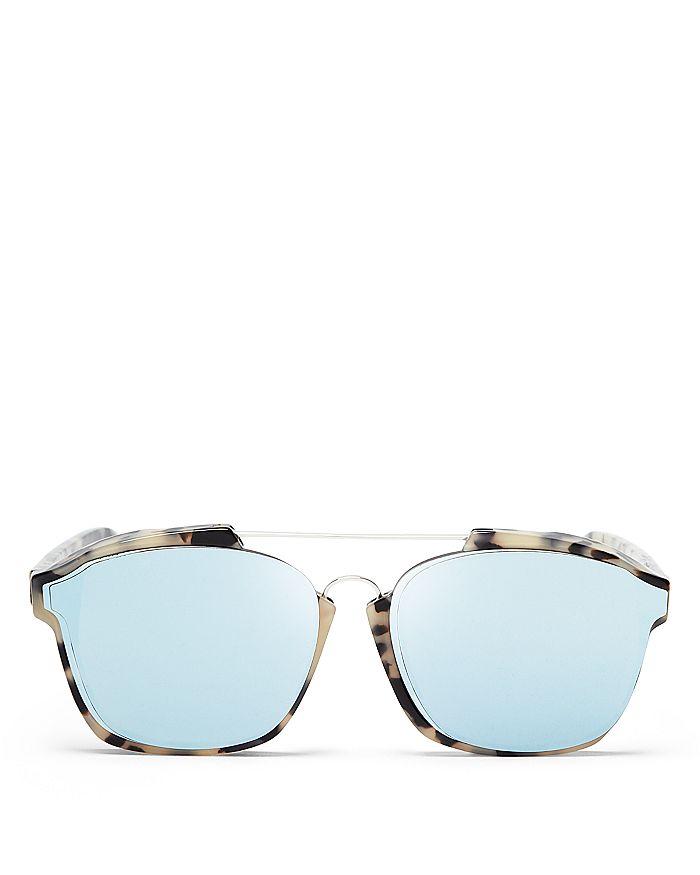 DIOR WOMEN'S ABSTRACT SQUARE MIRRORED SUNGLASSES, 58MM,ABSTRAS