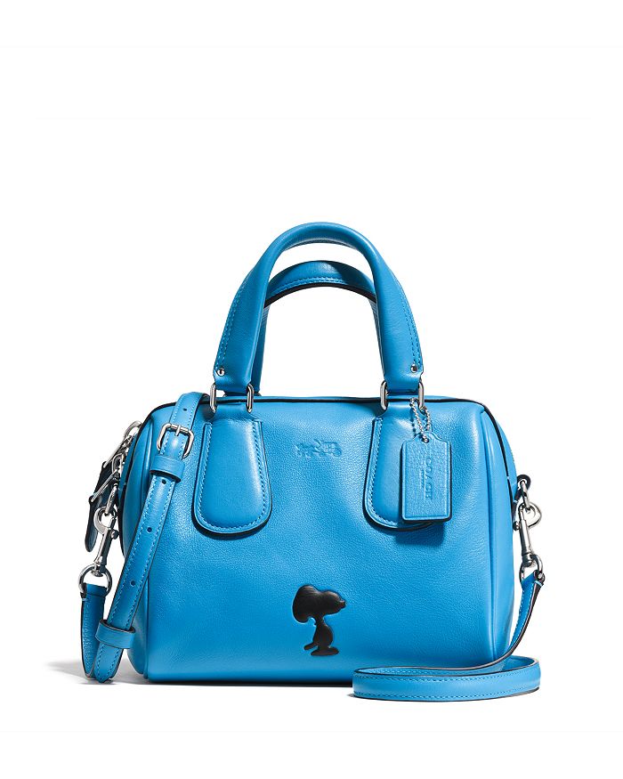 Coach Mini Bennett Satchel in Shearling and Leather