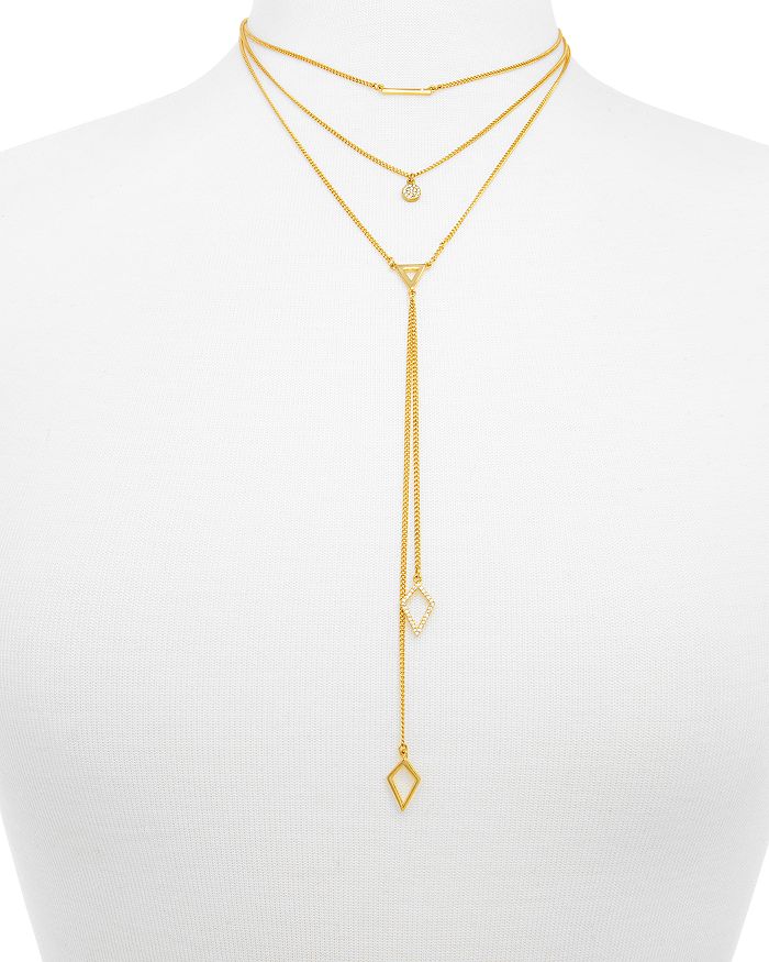 BAUBLEBAR - Facets Layered Necklace, 14"