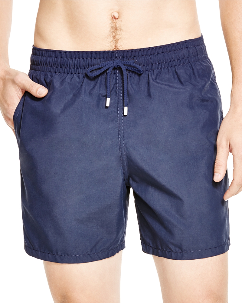 Vilebrequin Recycled Nylon Swim Shorts With Elastic Waistband In Blue