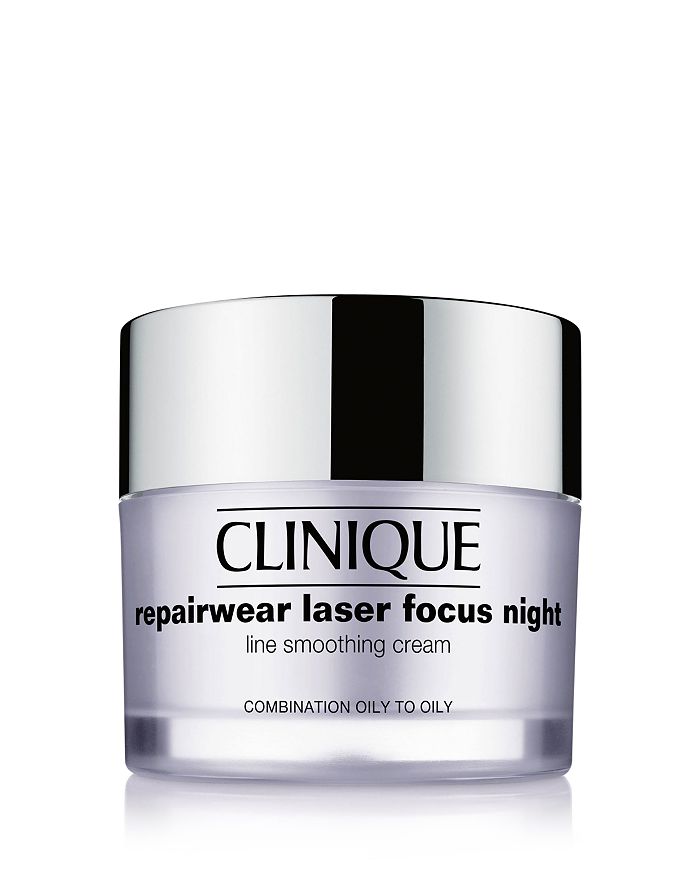 CLINIQUE REPAIRWEAR LASER FOCUS NIGHT LINE SMOOTHING CREAM, COMBINATION OILY TO OILY,ZK5A01