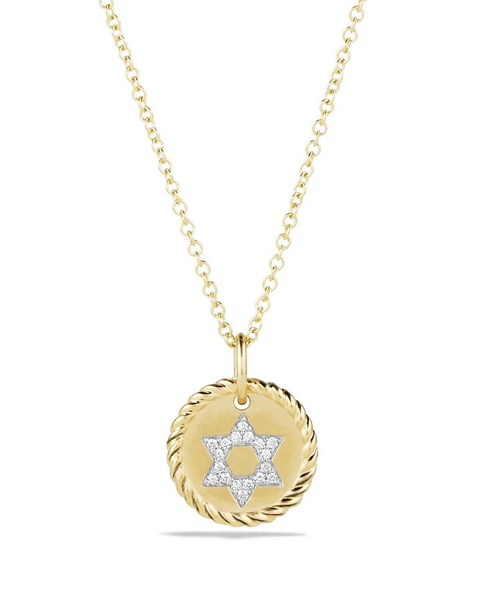 David Yurman Cable Collectibles Star of David Necklace with