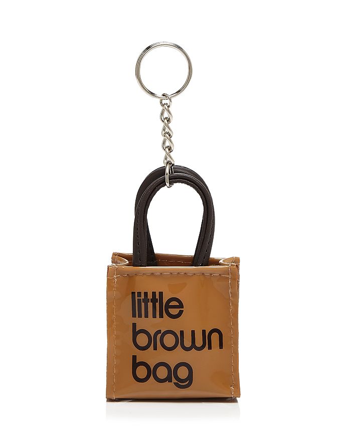 Bloomingdale's Little Brown Bag Key Fob - 100% Exclusive In Brown/silver
