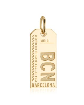 Jet Set Candy - Barcelona, Spain BCN Luggage Tag Charm