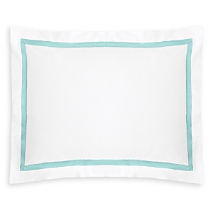 Matouk Lowell Standard Sham In Aquamarine