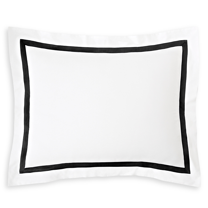 Matouk Lowell Standard Sham In Black