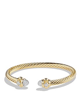 David Yurman - Renaissance Bracelet with Diamonds in 18K Gold