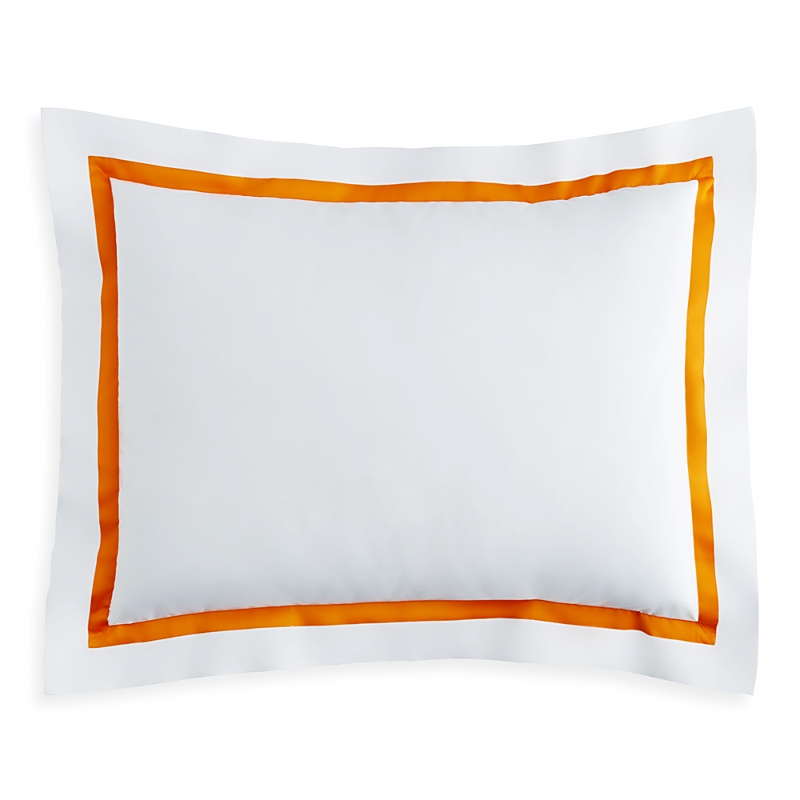 Matouk Lowell Standard Sham In Tangerine