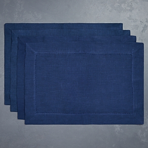Shop Sferra Festival Placemats, Set Of 4 In Navy