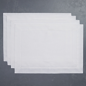 Sferra Festival Placemats, Set Of 4 In White