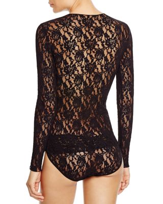 Signature Lace Long Sleeve Top
