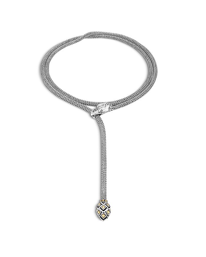 John Hardy Naga Gold And Sterling Silver Chain Necklace With Dragon Head, 20 In Multi/silver
