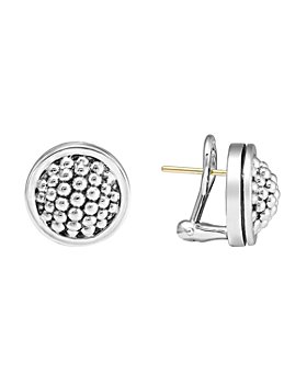 LAGOS - Sterling Silver 15MM Caviar Button Earrings