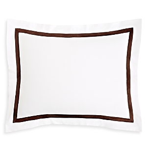 Matouk Lowell Standard Sham In Chocolate