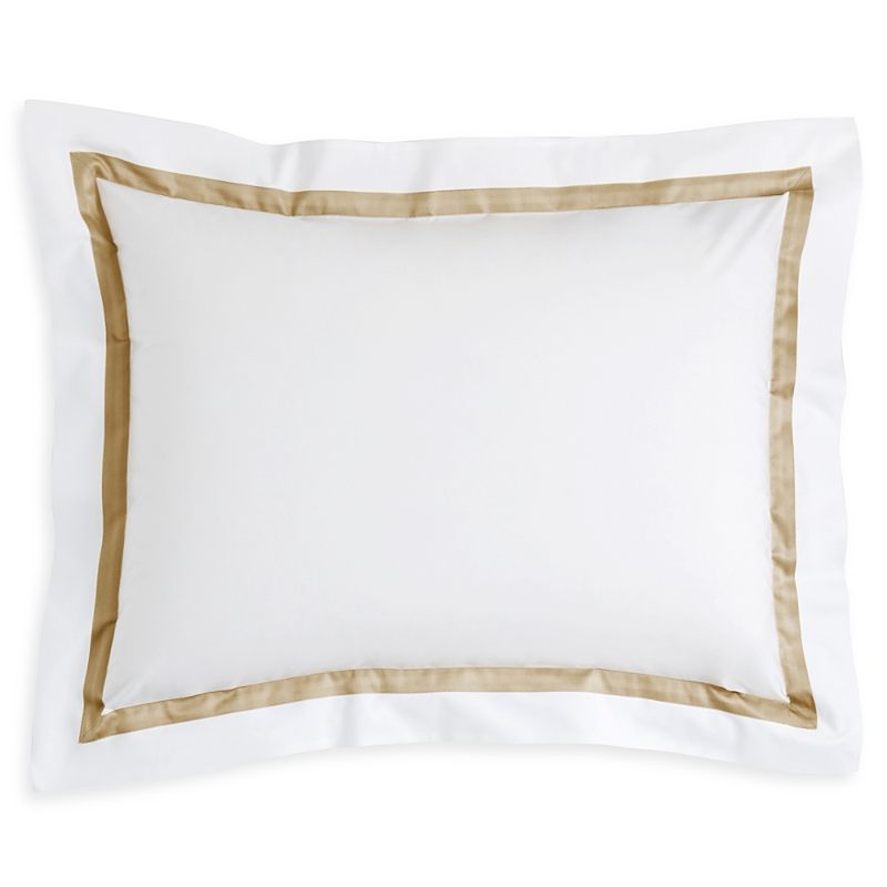 Matouk Lowell Standard Sham In Khaki