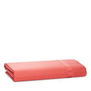 Matouk Nocturne Sateen Fitted Sheet, Queen In Coral