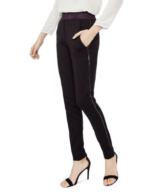 women's skinny tuxedo pants