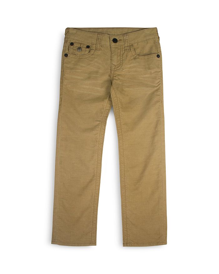 True Religion Boys' Geno Relaxed Straight Twill Pants - Little Kid