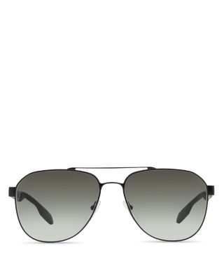 prada 60mm aviator sunglasses