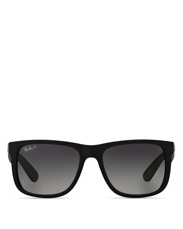 Ray-Ban Justin Polarized Square Sunglasses, 55mm | Bloomingdale's