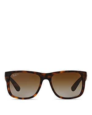 Ray-Ban Unisex Justin Polarized Square Sunglasses, 55mm