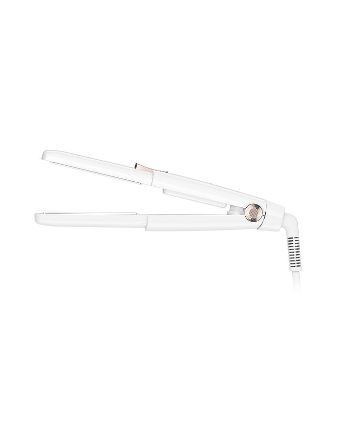 Shop T3 Singlepass Compact Flat Iron In White And Rose Gold