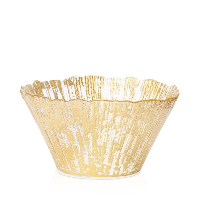 VIETRI - Rufolo Glass Gold Small Deep Bowl