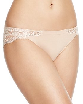 $80 La Perla Women's Beige Souple Slip Donna Perizoma Thong Size IT 4 / US  L