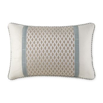 Waterford - Jonet Pieced Decorative Pillow, 18" x 12"