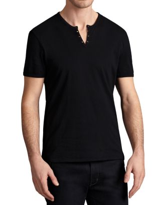 John Varvatos Star USA Grommet V-Neck Tee | Bloomingdale's