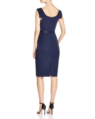 navy blue dress business